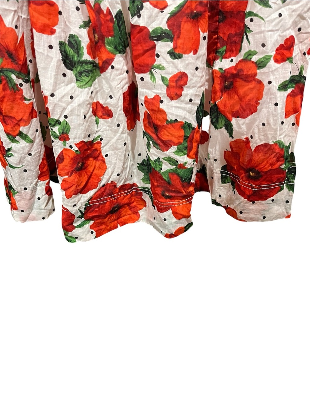Maeve Anthropologie Square Neck Smocked Baby-Doll Floral Mini Dress Large - Picture 7 of 16